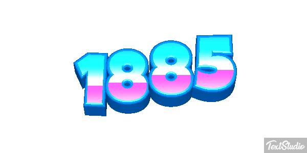 1885 Text effect