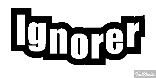 Ignorer Effet de texte