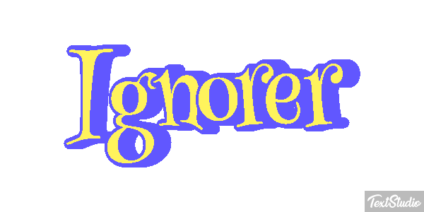 Ignorer Effet de texte