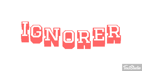 Ignorer Effet de texte