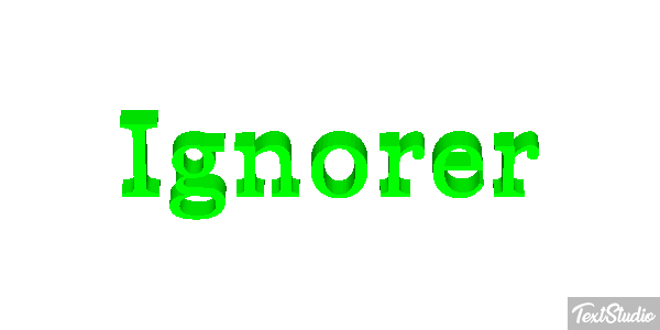 Ignorer Effet de texte