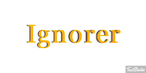 Ignorer Effet de texte