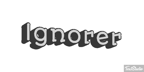Ignorer Effet de texte