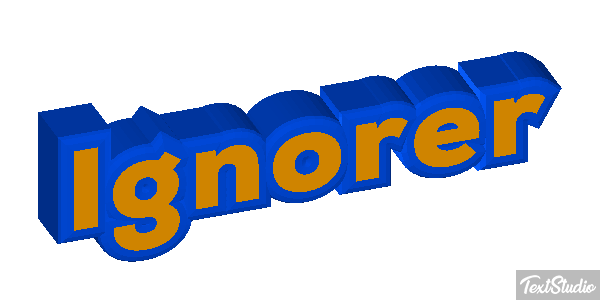 Ignorer Effet de texte
