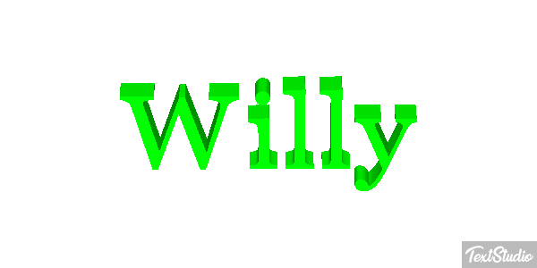 Willy Effet de texte