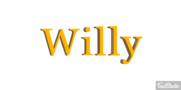 Willy Effet de texte