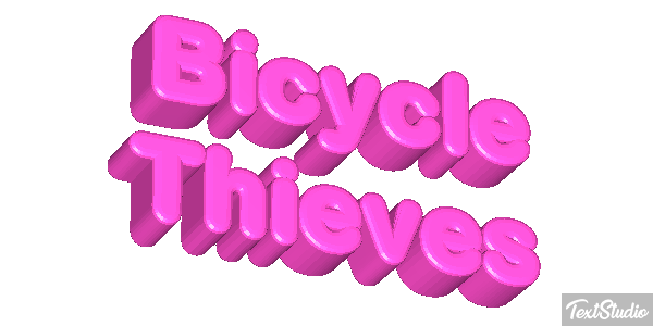Bicycle Thieves Texteffekt