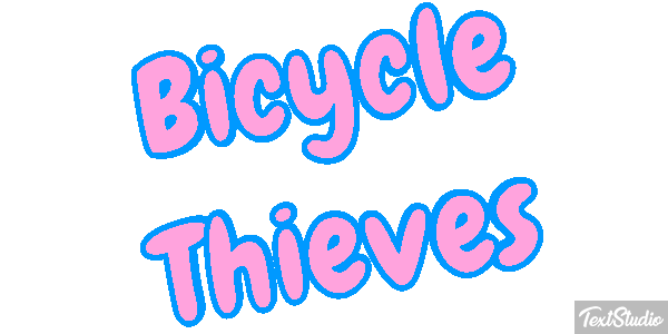 Bicycle Thieves Texteffekt
