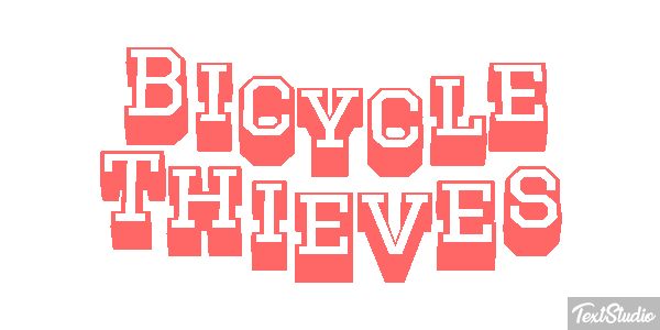 Bicycle Thieves Texteffekt