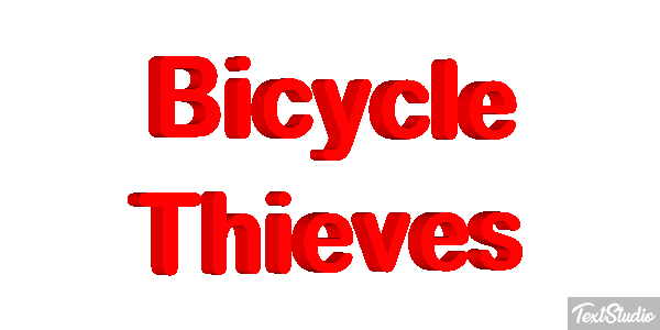 Bicycle Thieves Texteffekt