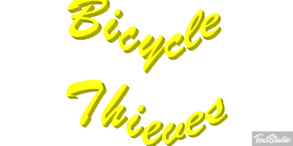 Bicycle Thieves Texteffekt