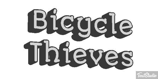 Bicycle Thieves Texteffekt