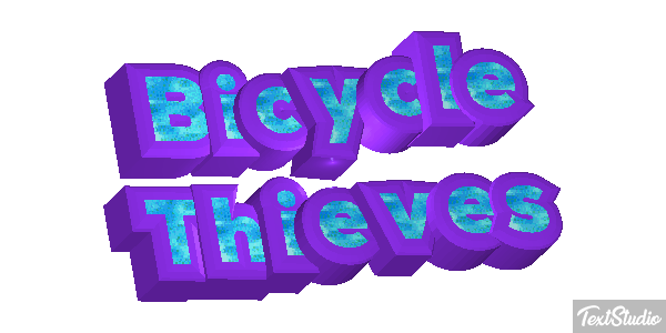 Bicycle Thieves Texteffekt
