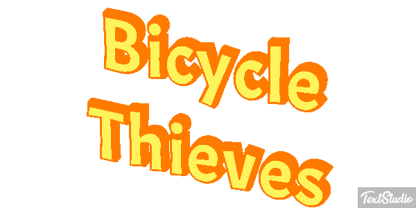 Bicycle Thieves Texteffekt
