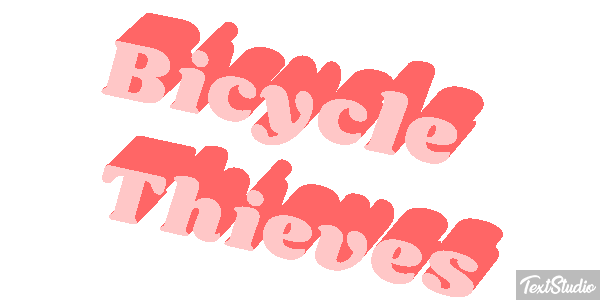 Bicycle Thieves Texteffekt