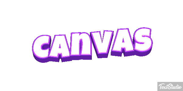 Canvas Effetto testo