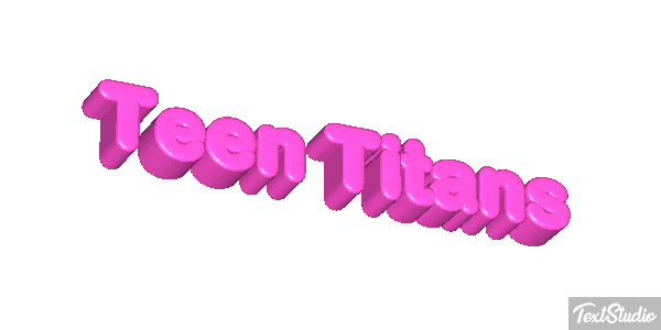 Teen Titans Tekst effect