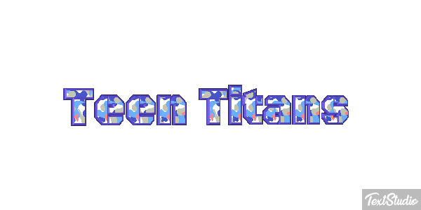 Teen Titans Tekst effect
