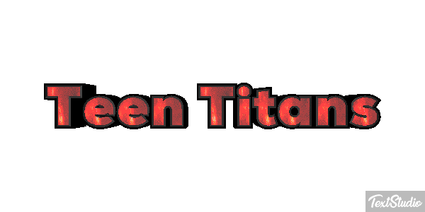 Teen Titans Tekst effect