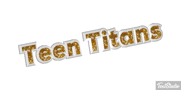 Teen Titans Tekst effect
