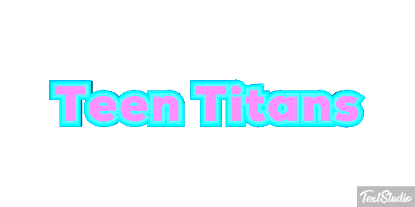 Teen Titans Tekst effect