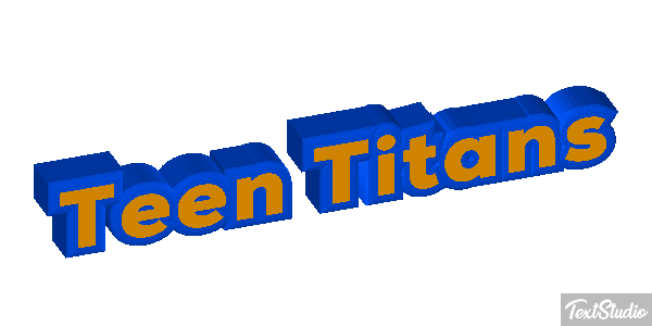 Teen Titans Tekst effect