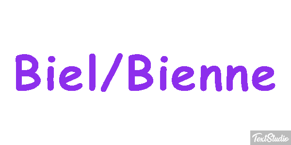 Biel/Bienne Efeito do texto