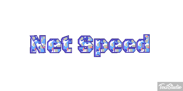 Net Speed Text effect