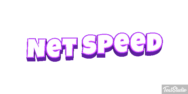 Net Speed Text effect