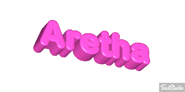 Aretha Текстовый эффект