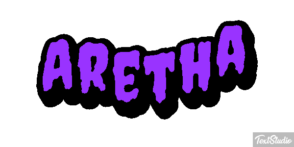 Aretha Текстовый эффект