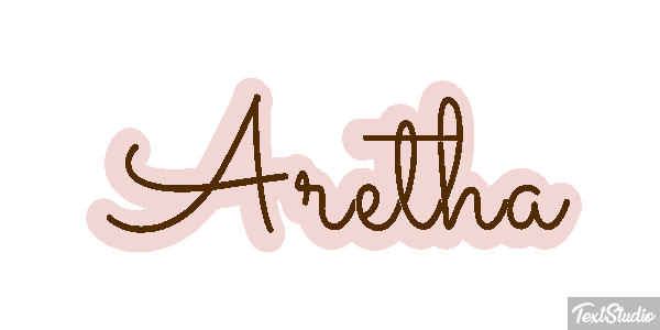 Aretha Текстовый эффект