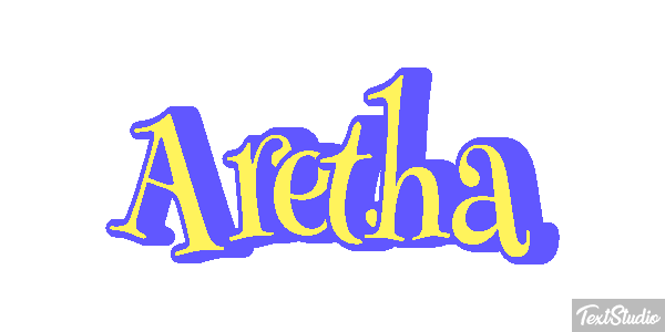 Aretha Текстовый эффект