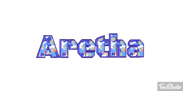 Aretha Текстовый эффект