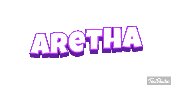 Aretha Текстовый эффект