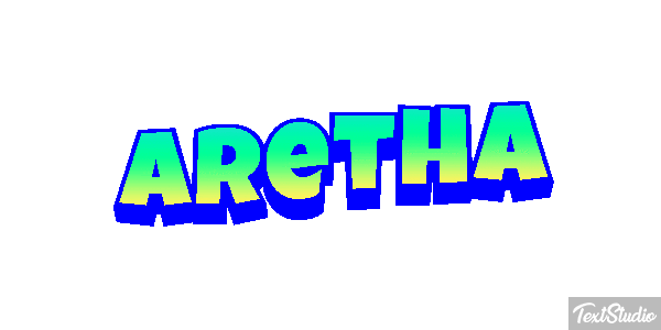 Aretha Текстовый эффект