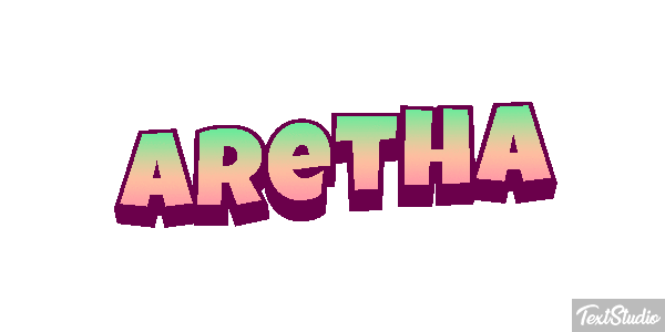Aretha Текстовый эффект