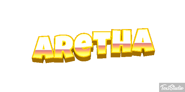 Aretha Текстовый эффект