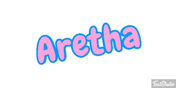 Aretha Текстовый эффект