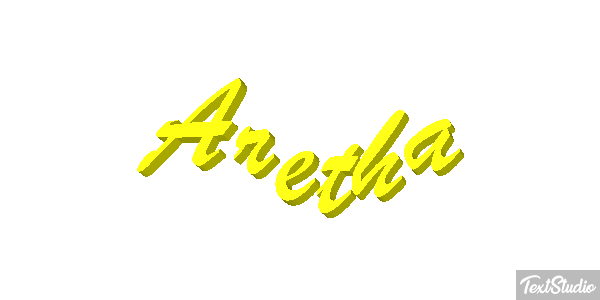Aretha Текстовый эффект