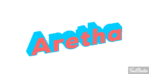 Aretha Текстовый эффект