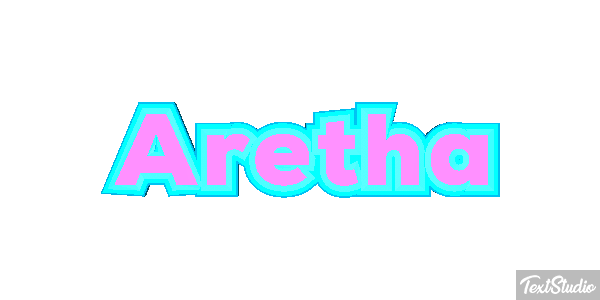 Aretha Текстовый эффект