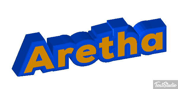 Aretha Текстовый эффект