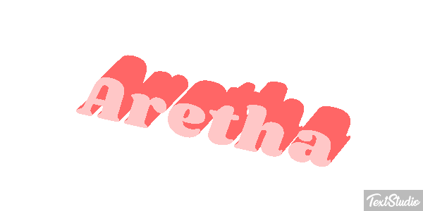Aretha Текстовый эффект