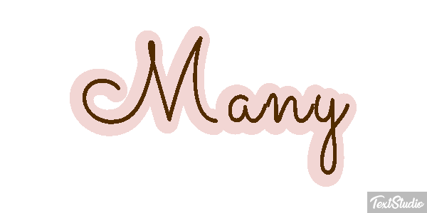 Many テキスト効果