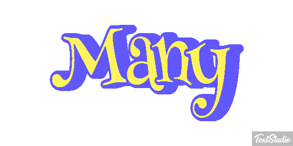 Many テキスト効果