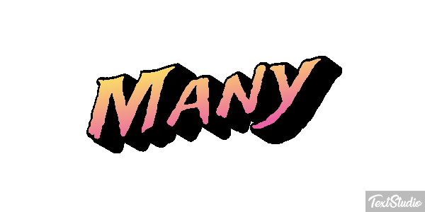 Many テキスト効果