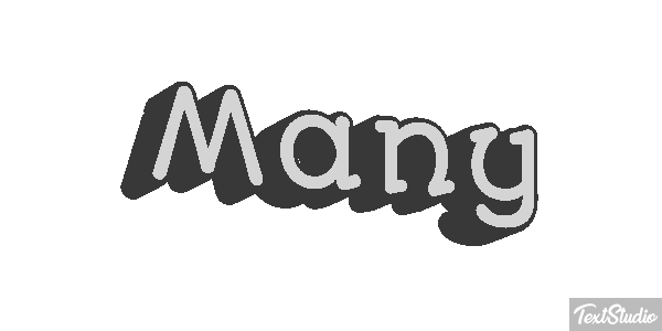 Many テキスト効果