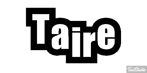 Taire Text effect