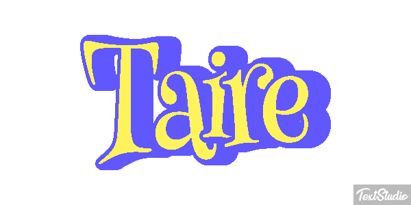 Taire Text effect